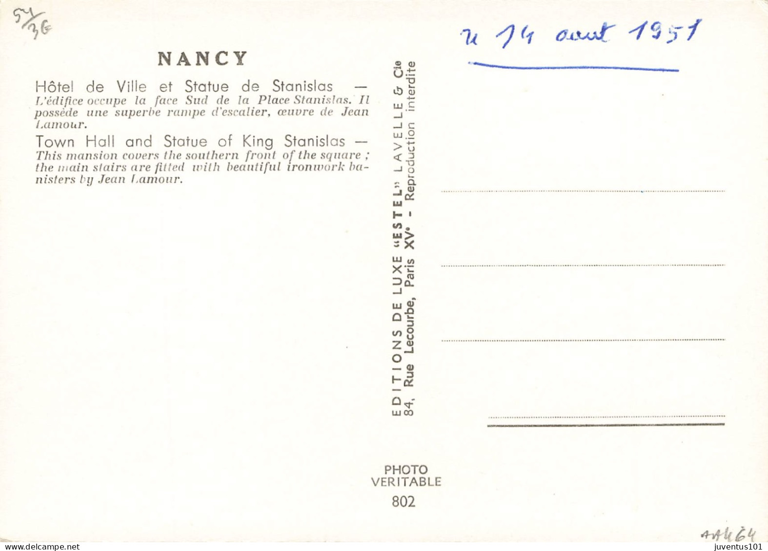CPSM Nancy        L2915 - Nancy