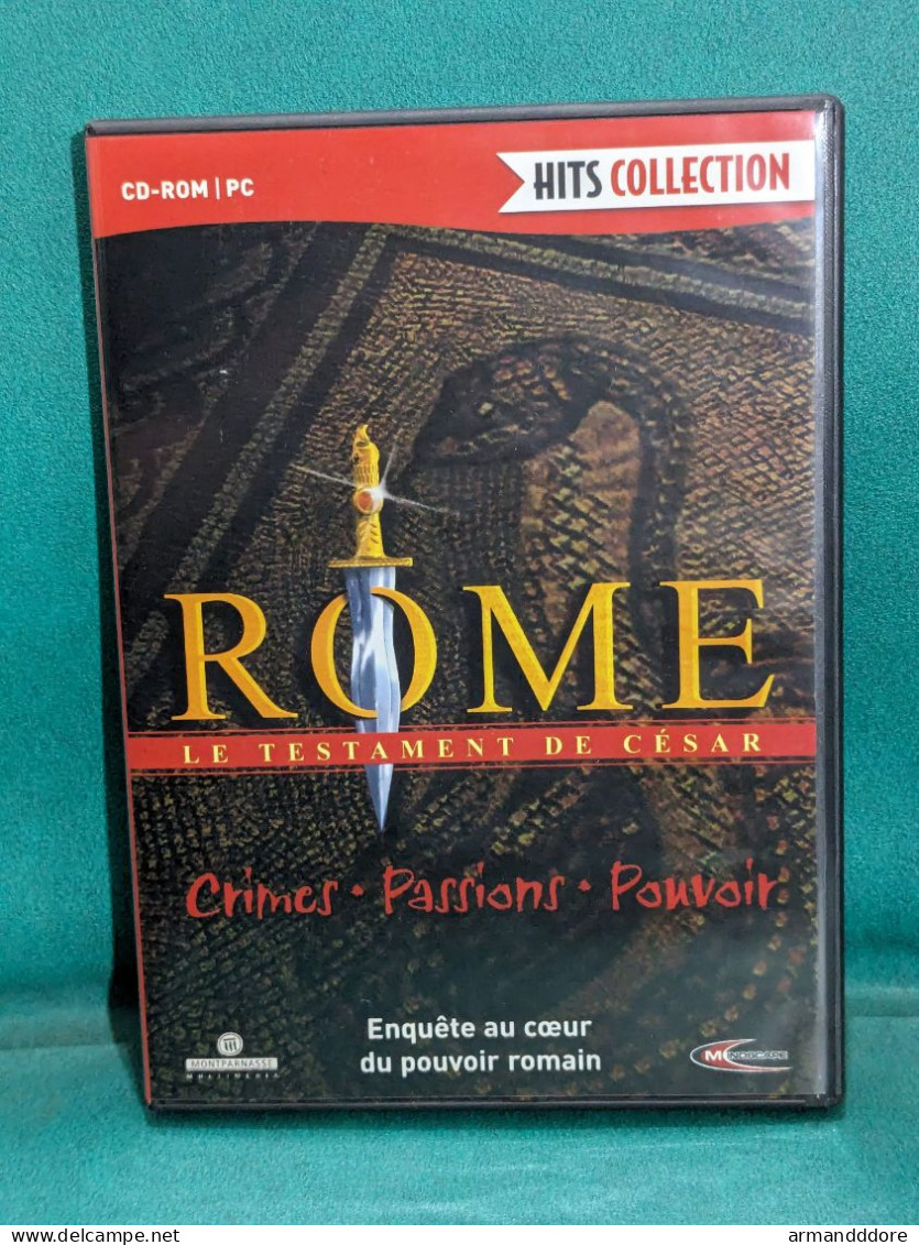 Jeu Pc Cd-rom ROME Le Testament De Cesar Enquete Au Coeur Du Pouvoir Romain Crimes Passions Pouvoir Bon Etat Envois Soig - PC-Games