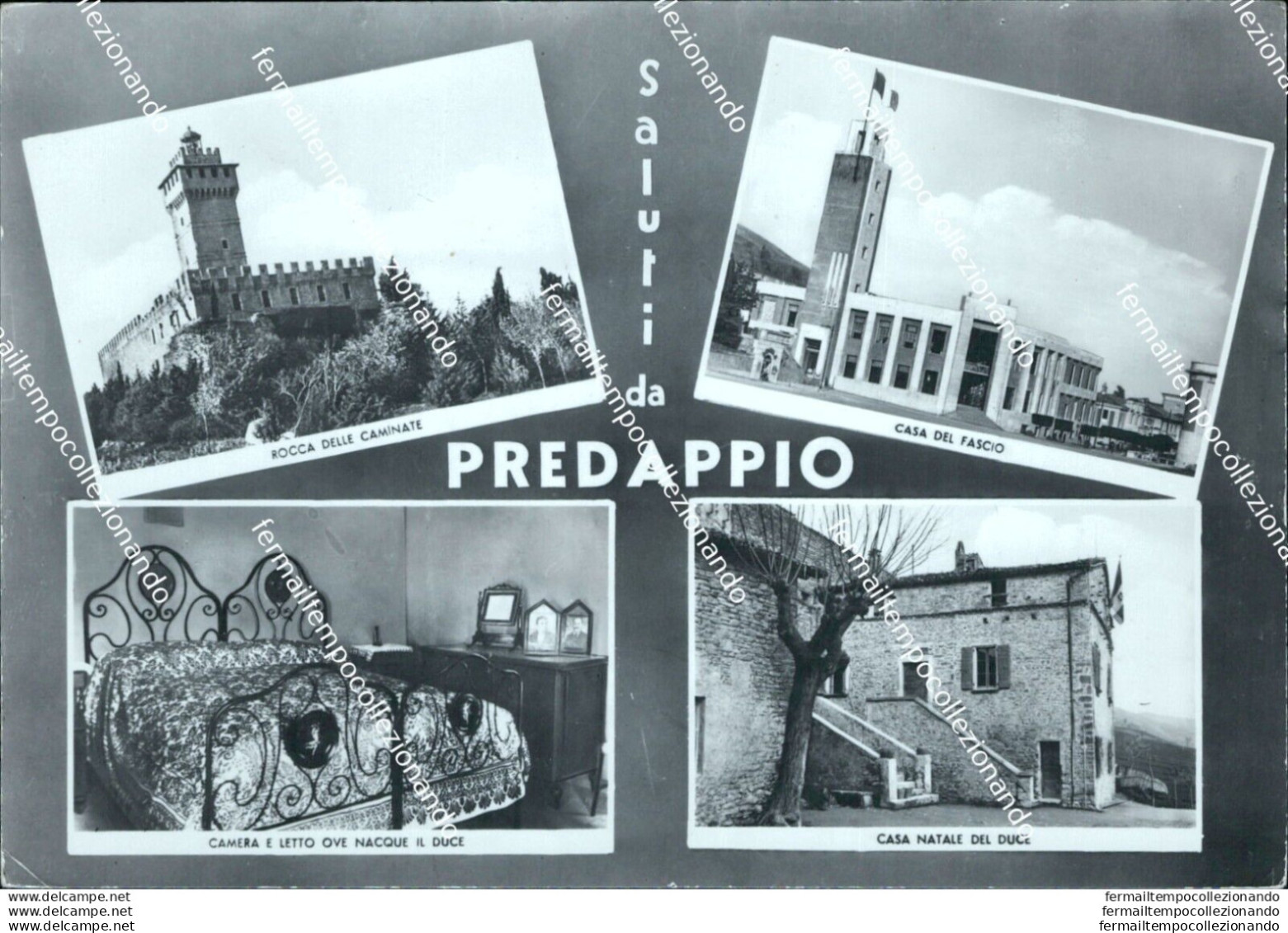 Bc472 Cartolina Saluti Da Predappio  Provincia Di Forli' - Forlì
