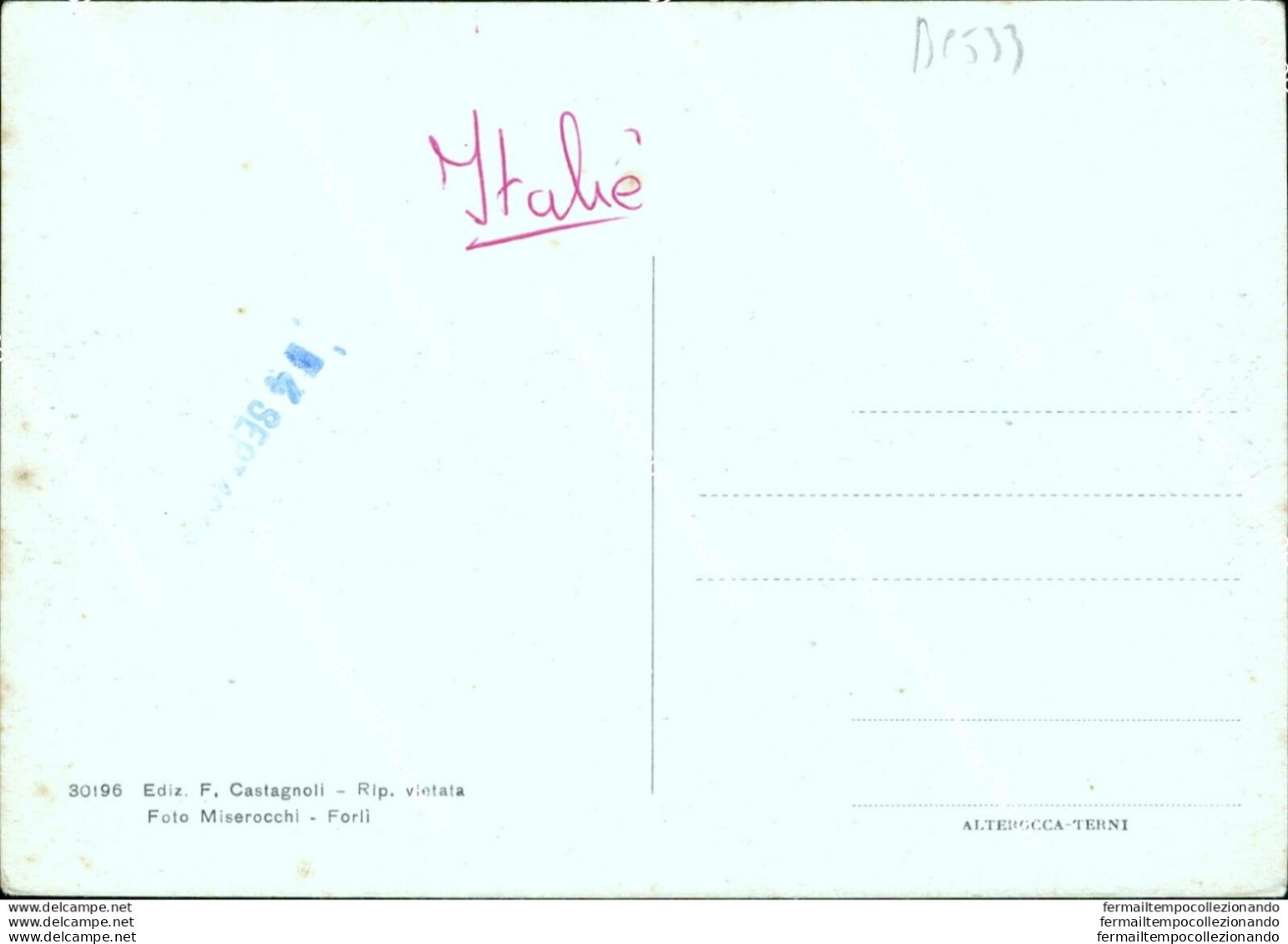 Bc533 Cartolina Predappio Alta Panorama Da Ovest - Forli