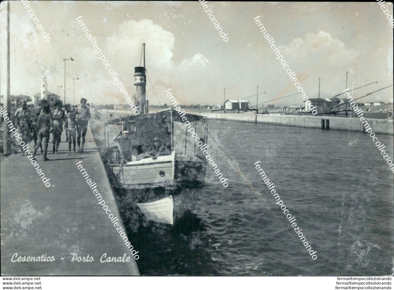 Bb451 Cartolina Cesenatico Porto Canale Forli' - Forli