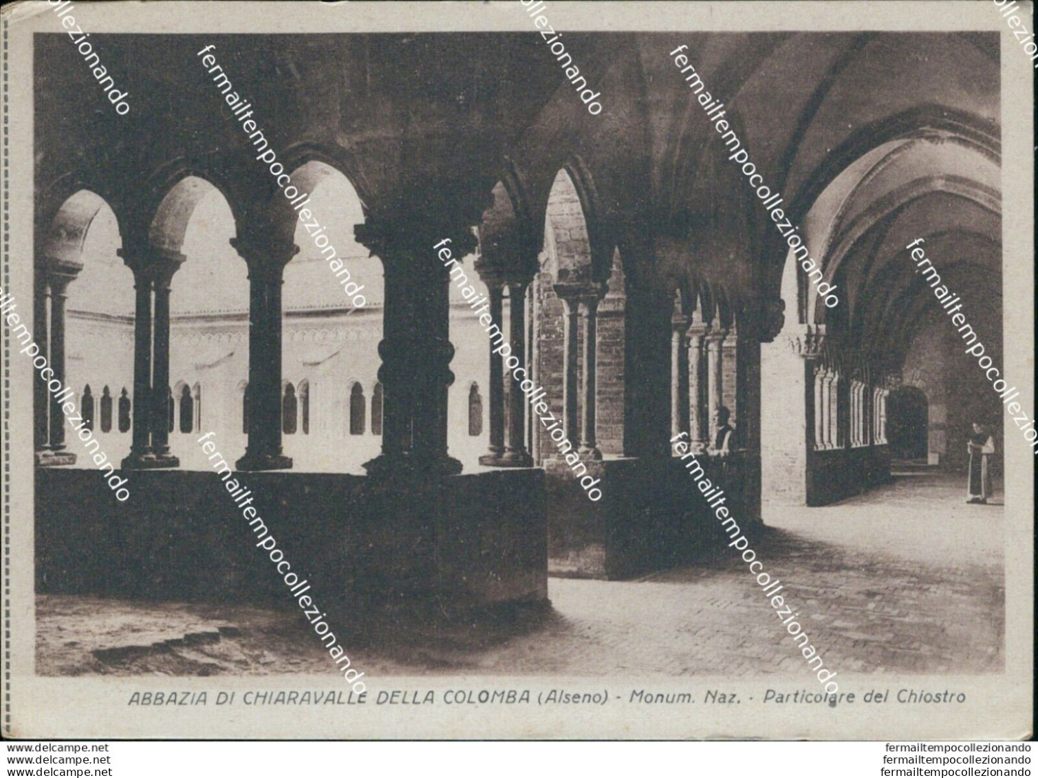 Bi388 Cartolina Abbazia Di Chiaravalle Della Colomba Provincia Di Piacenza - Piacenza