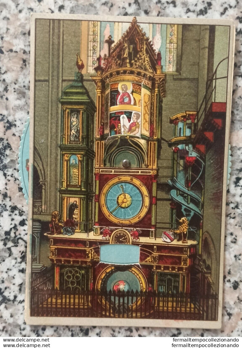 At252 Cartolina Strasbourg L'horloge Astronomique De La Cathedrale - Autres & Non Classés