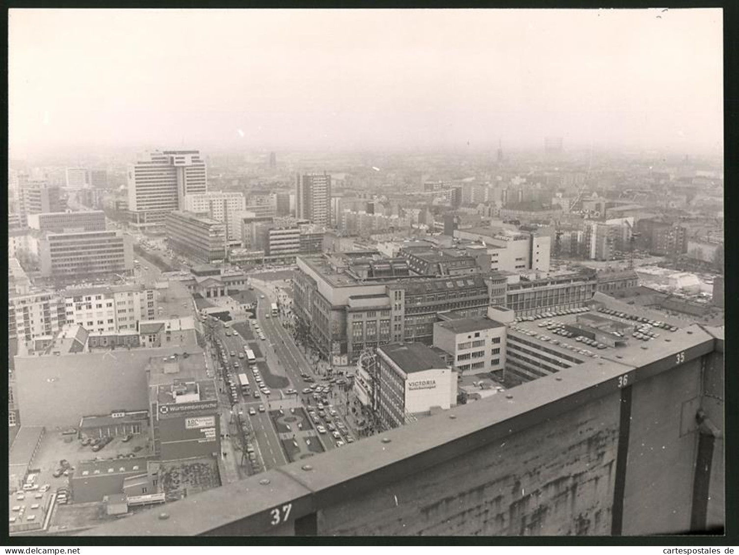 Fotografie M. Orzechowski, Berlin, Ansicht Berlin, Blick Vom Europa Center Auf Das KaDeWe  - Lieux