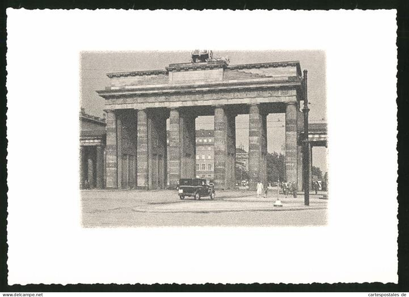 Fotografie Unbekannter Fotograf, Ansicht Berlin, Brandenburger Tor Um 1935  - Orte
