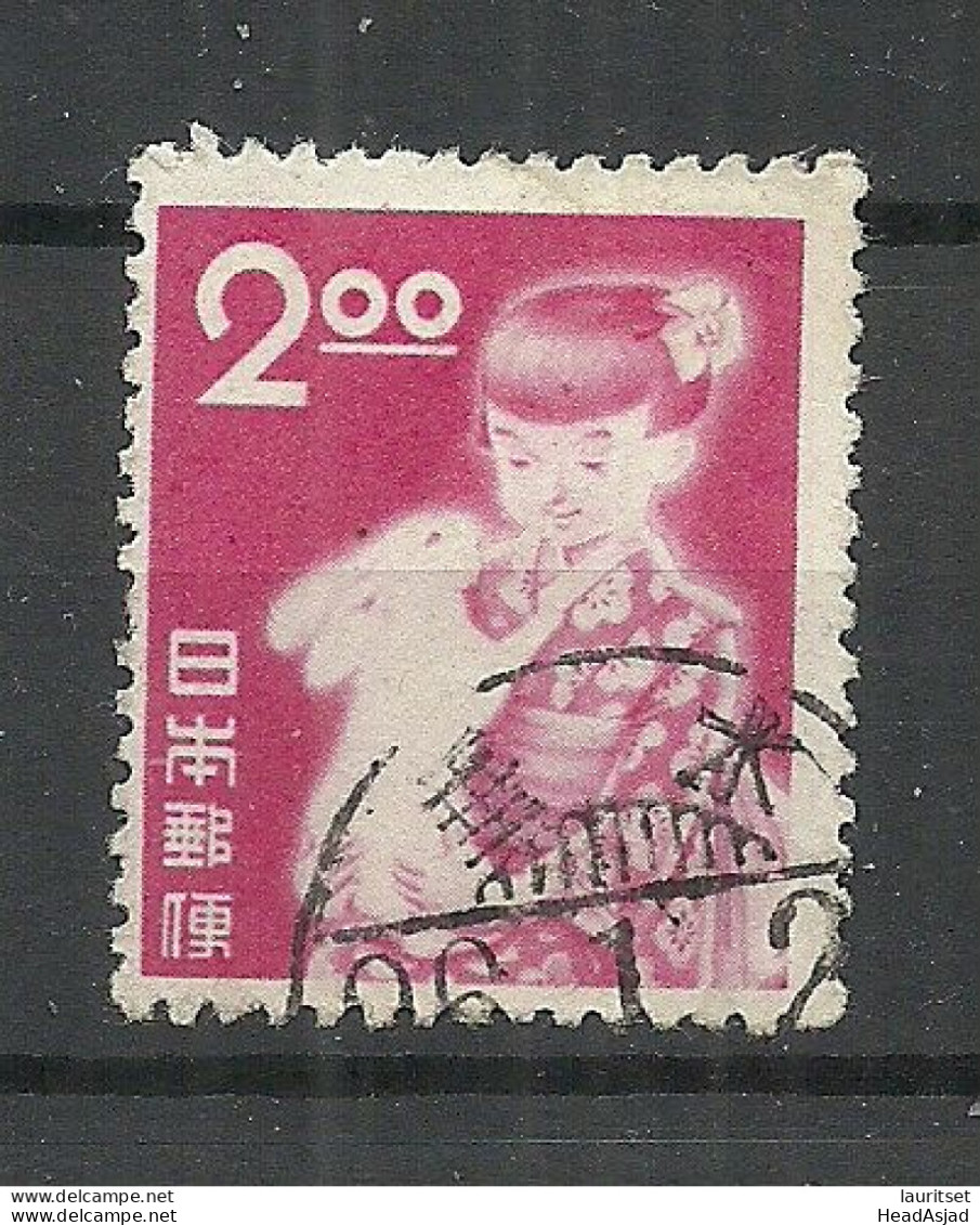 JAPAN Nippon 1951 Michel 513 O Neujahr New Year Jahr Des Hasen - Used Stamps