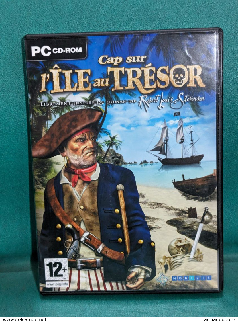 Jeu Pc Cap Sur L'ile Au Tresor Du Roman De Robert Louis Stevenson Chasse Tresor Jeu De Chasse Au Tresor Bon Etat Envois - PC-games