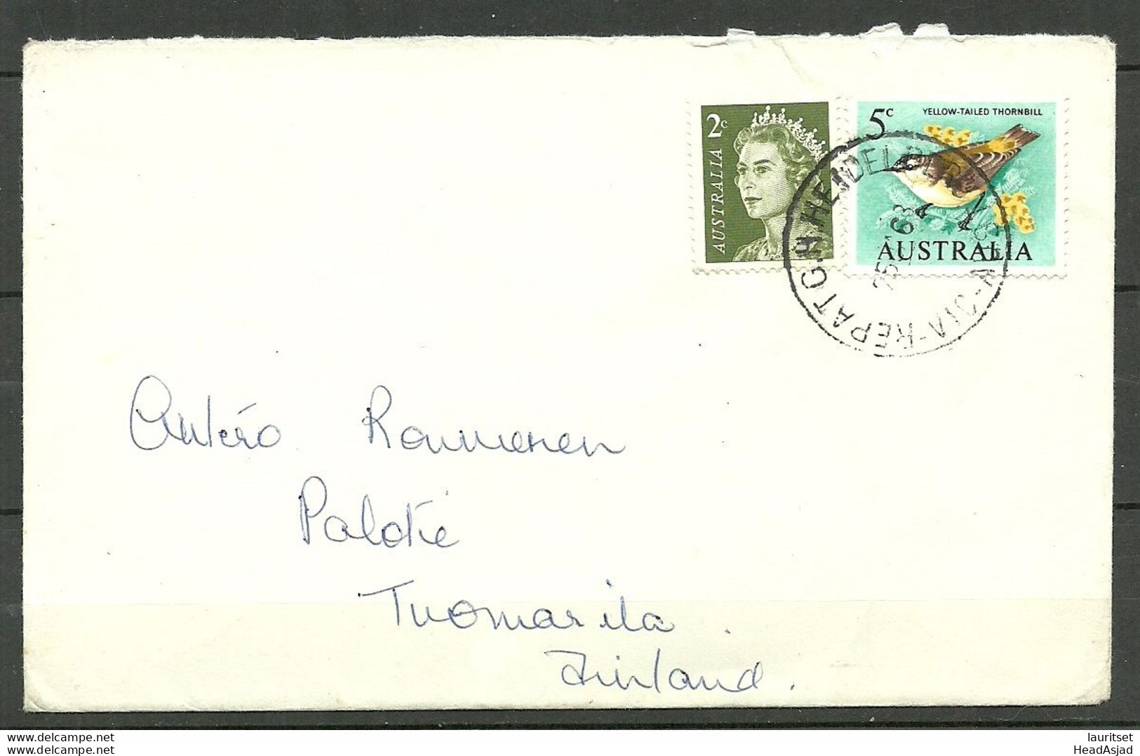 AUSTRALIA 1960ies Cover To Finland - Brieven En Documenten
