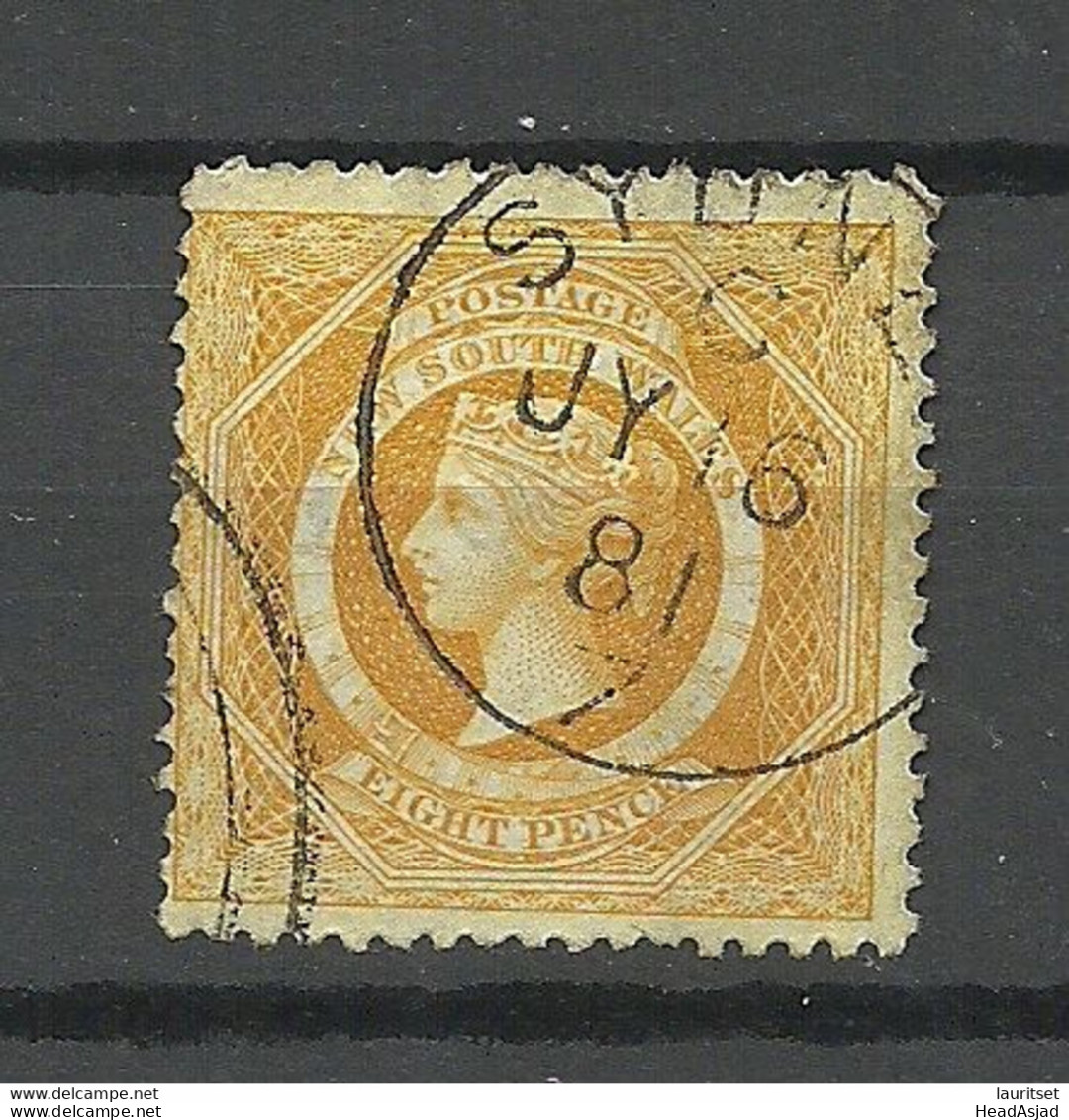 NEW SOUTH WALES AUSTRALIA 1860 Michel 29 Queen Victoria O - Gebraucht