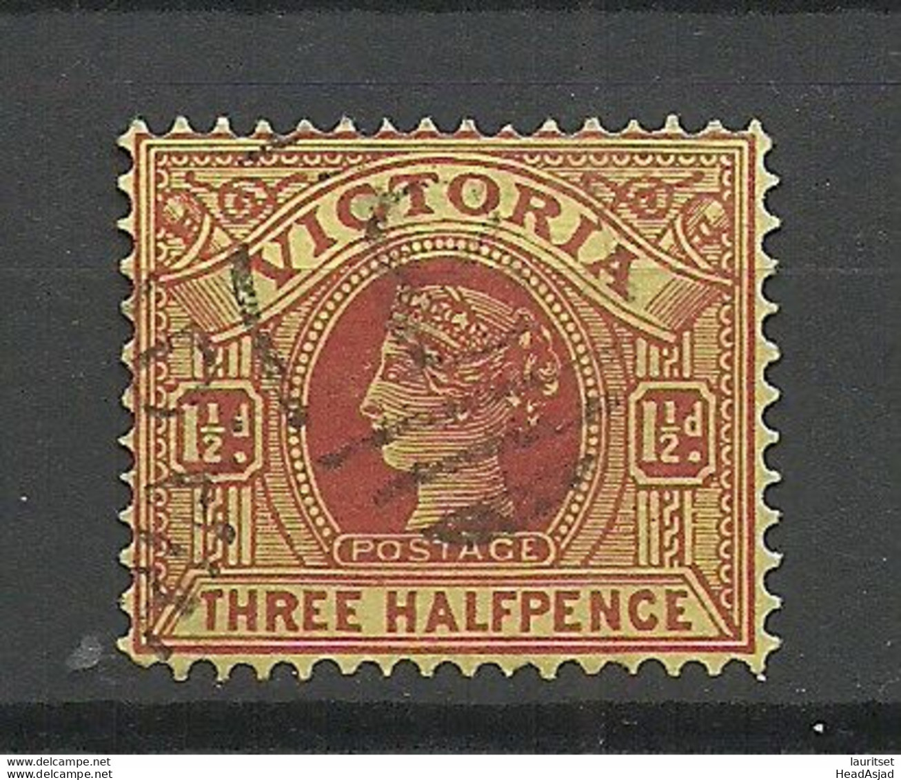 VICTORIA AUSTRALIA 1901 Michel 133 O Queen Victoria - Used Stamps