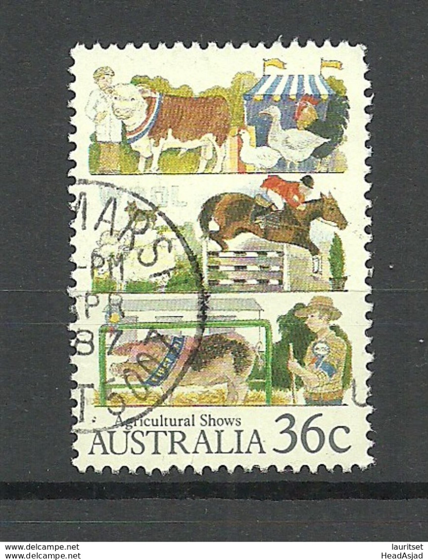AUSTRALIA AUSTRALIEN 1987 Michel 1023 Agricultural Exhibition O - Oblitérés