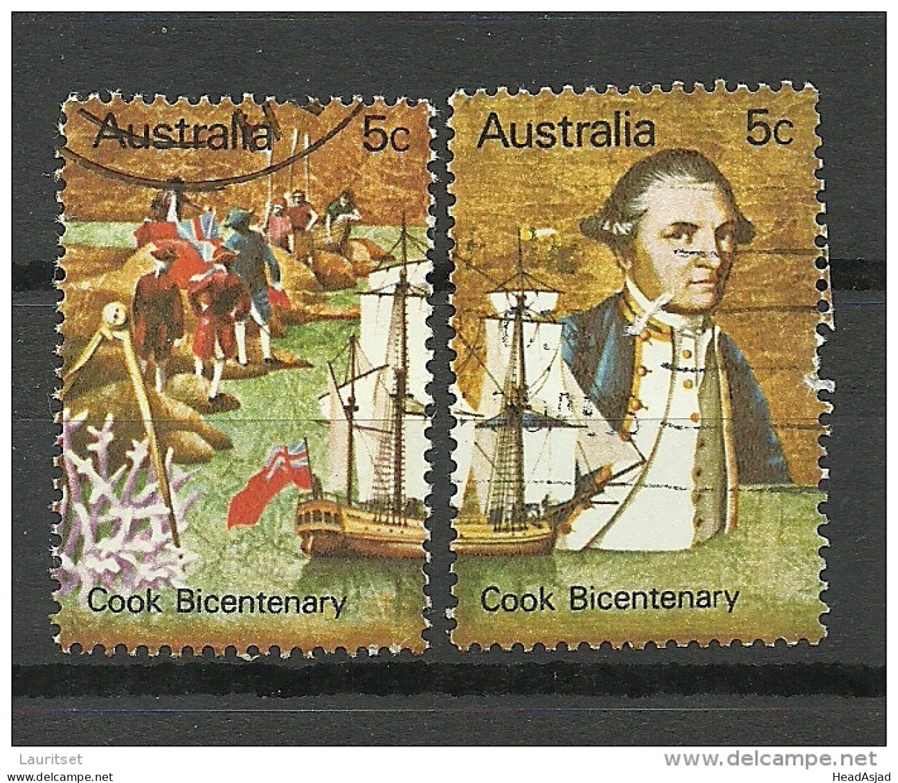 Australia James Cook Erforscher Schiffe O - Explorers