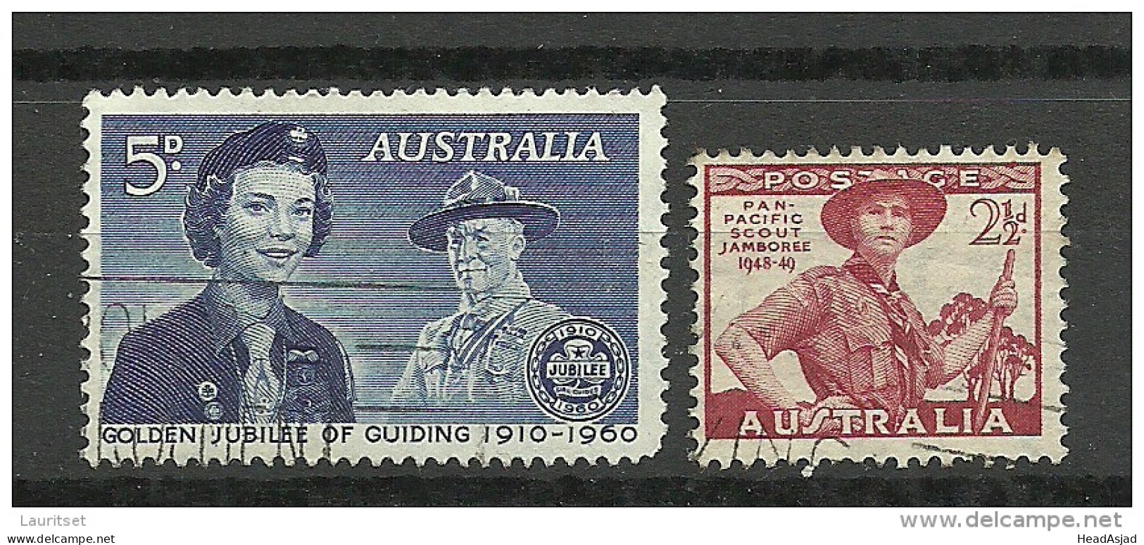 AUSTRALIA Scouting Scouts Guids Pfadfinder O - Used Stamps