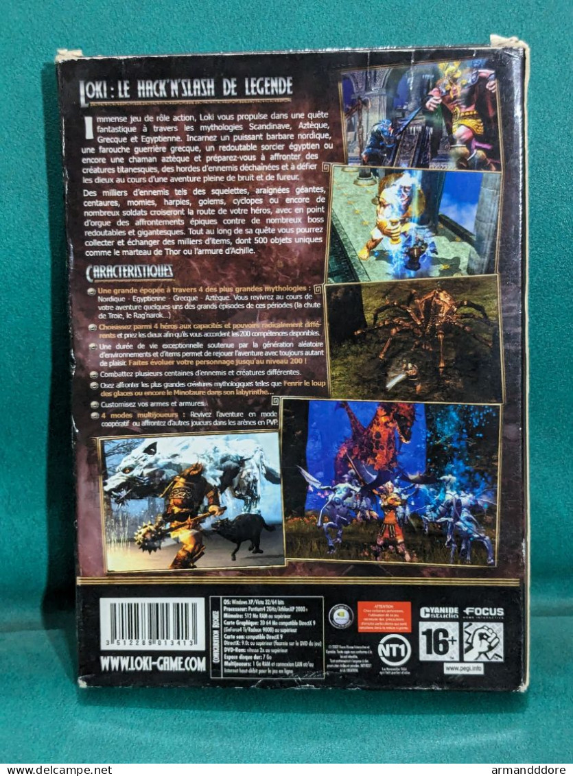 Jeu Pc Dvd-rom LOKI Edition Speciale Cyanide Studio Hack'n'slash Bon Etat - Complet Envois Soigne En Lettre Suivie - PC-Spiele