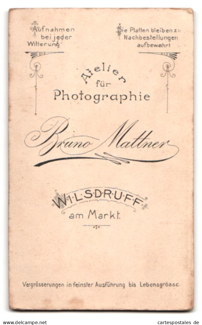 Fotografie Bruno Mattner, Wilsdruff, Am Markt, Portrait Herr Im Anzug Mit Krawatte  - Personnes Anonymes