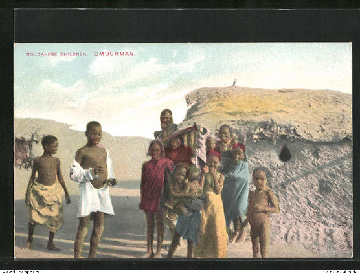 CPA Omdurman, Soudanese Children, Afrikanerkinder  - Unclassified