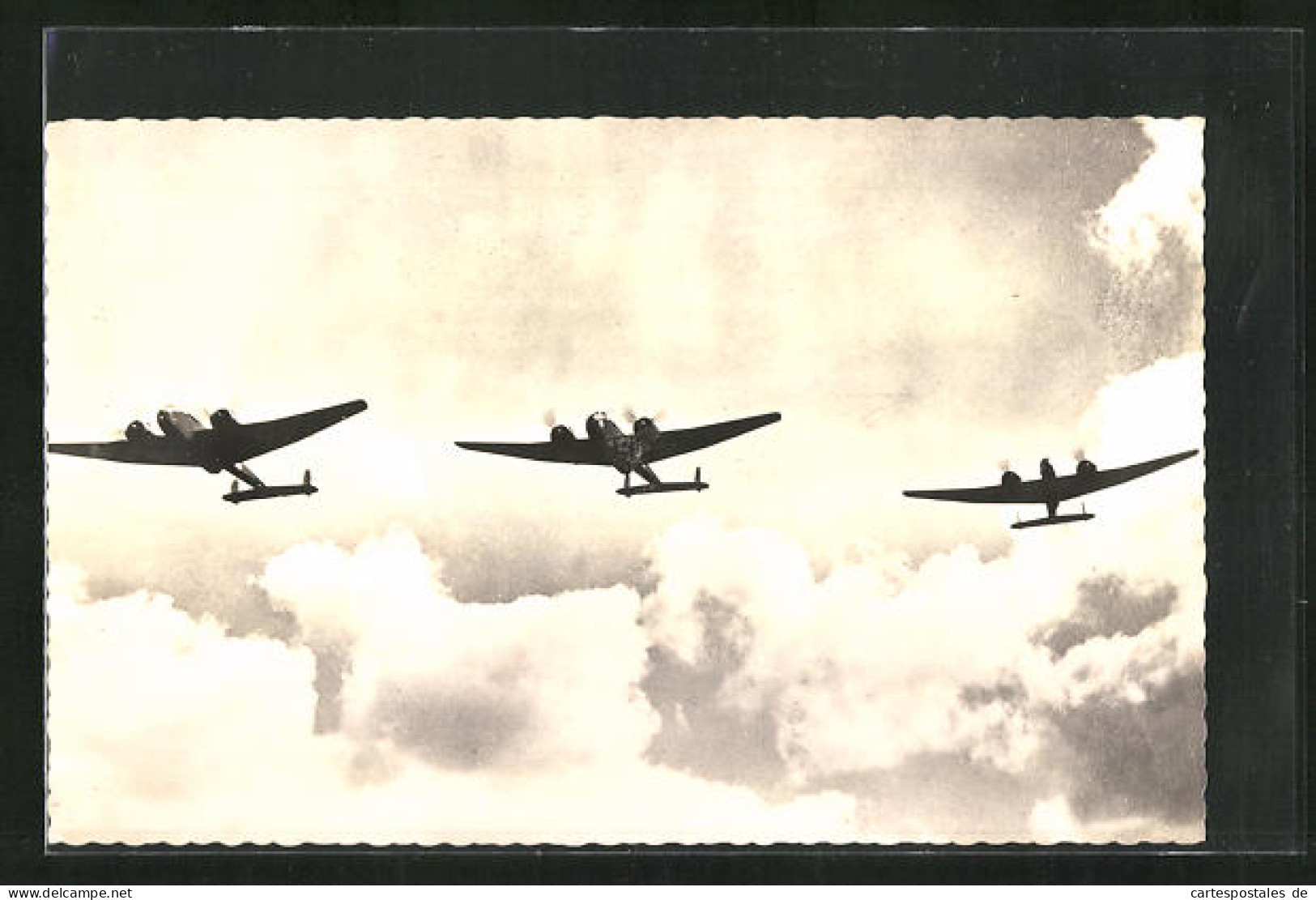 AK Flugzeuge Handley Page Hampdens In Der Luft  - 1939-1945: 2. Weltkrieg