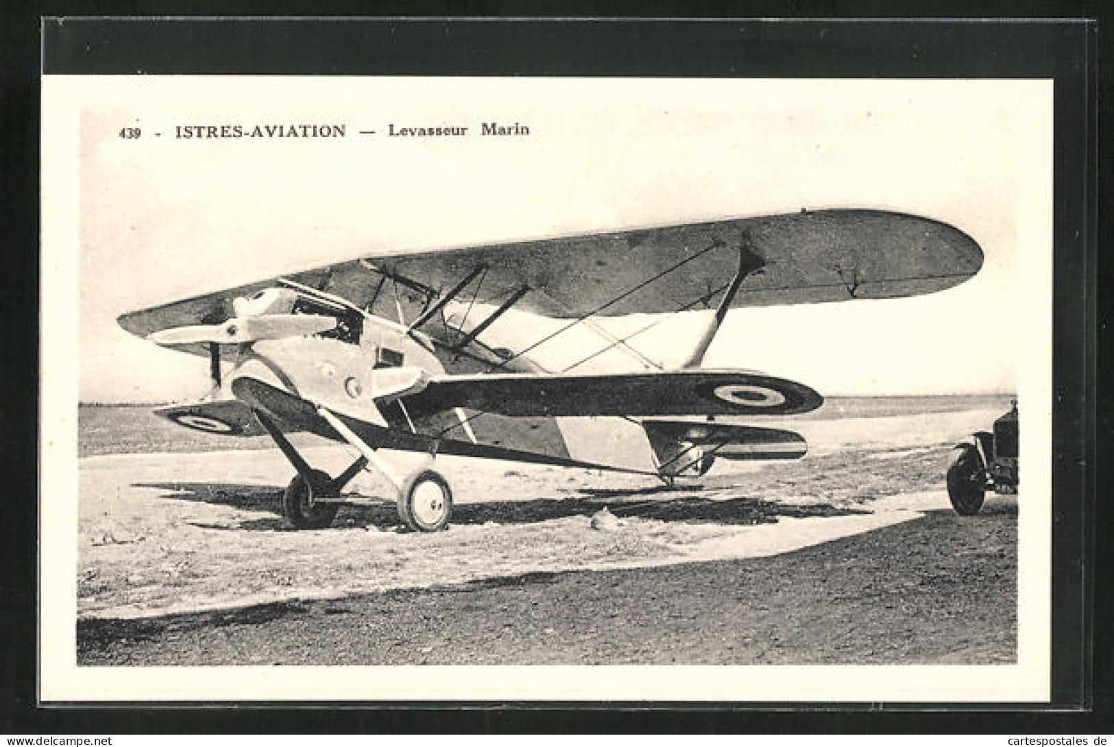 AK Istres-Aviation, Levasseur Marin, Flugzeug Auf Dem Landeplatz  - 1939-1945: 2ème Guerre