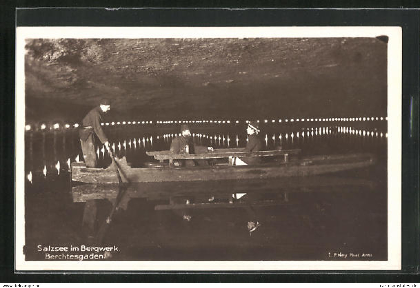 AK Berchtesgaden, Salzsee Im Salzbergwerk  - Mines