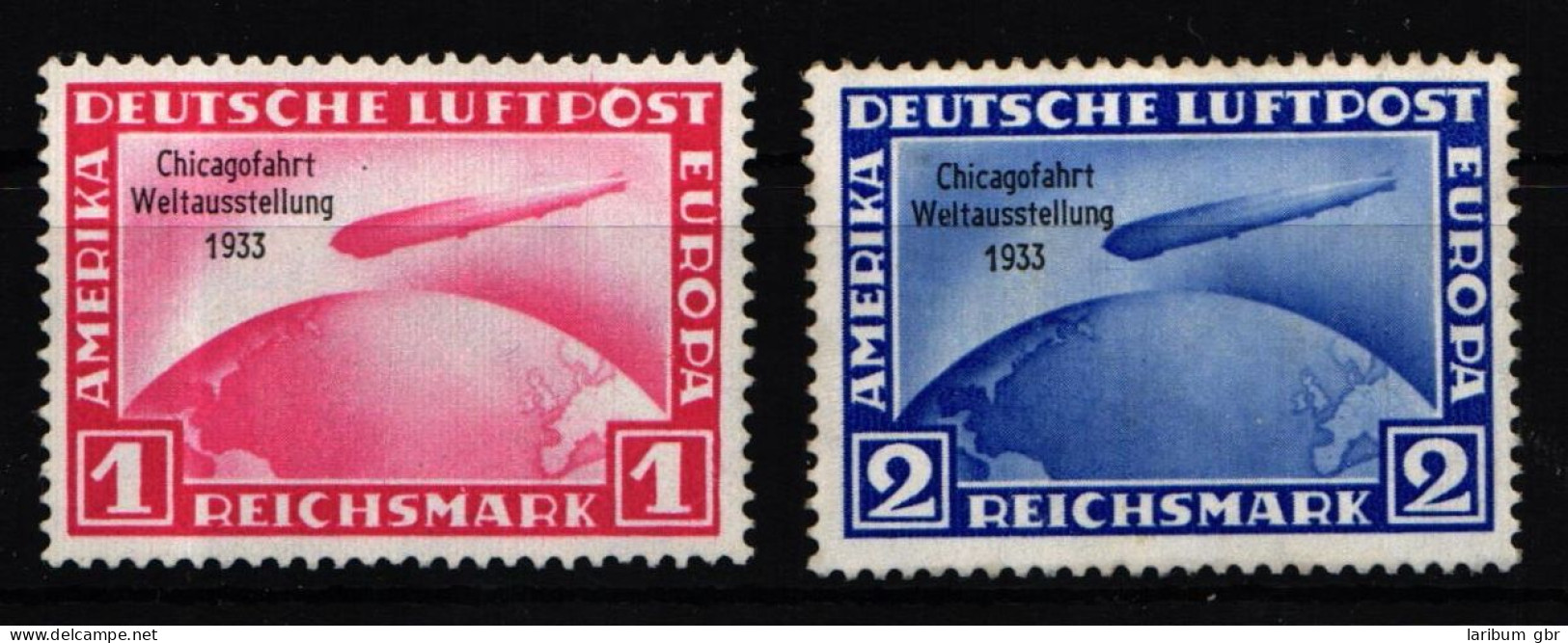 Deutsches Reich 496-497 Ohne Gummi Beide Marken Nachgummiert #KM930 - Andere & Zonder Classificatie