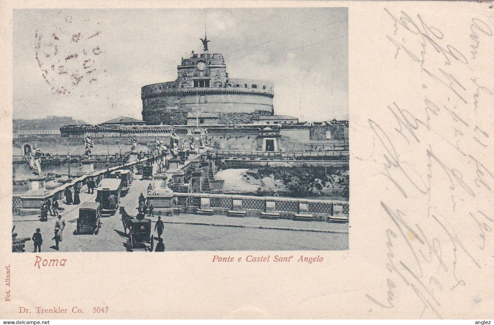 Italy - Roma Ponte E Castel Sant' Angelo Posted 1901 To Speyer - Gorizia
