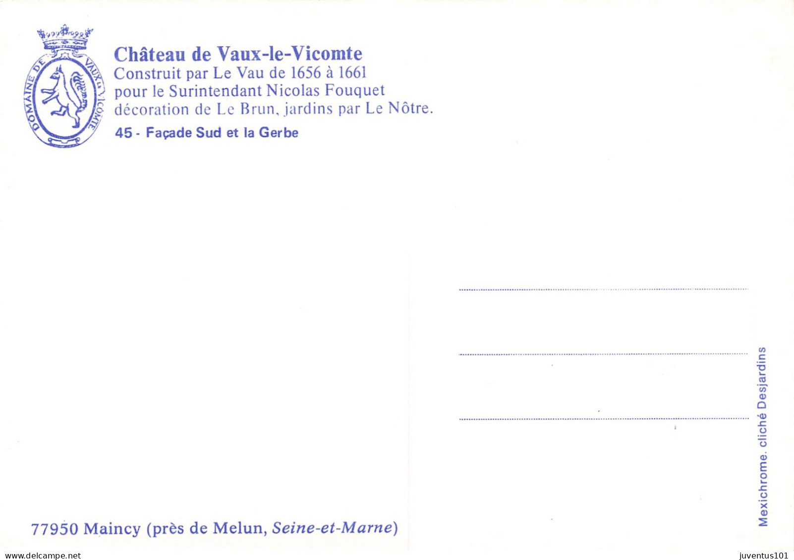CPSM Château De Vaux Le Vicomte        L2918 - Vaux Le Vicomte