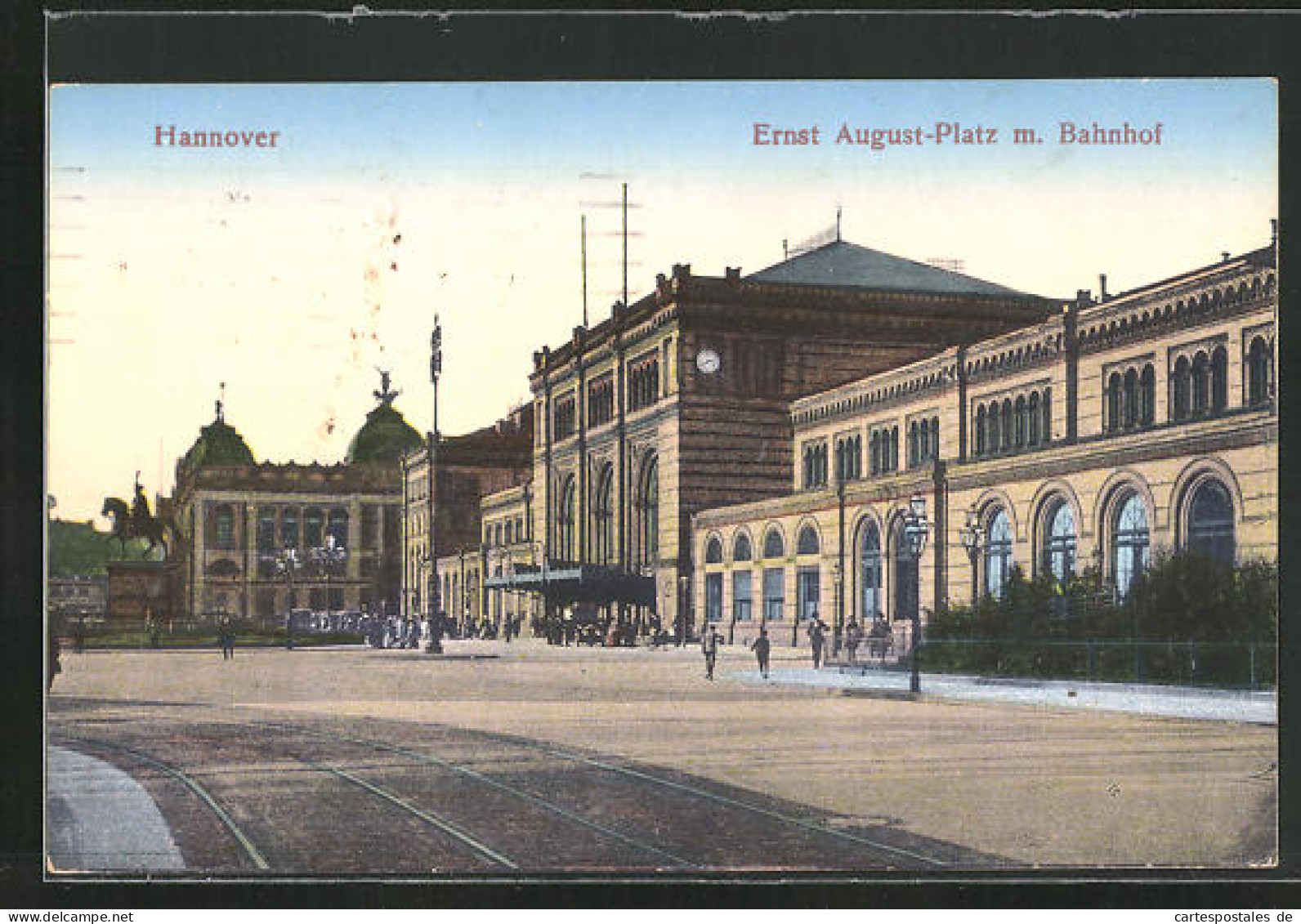 AK Hannover, Ernst August-Platz Mit Bahnhof  - Hannover