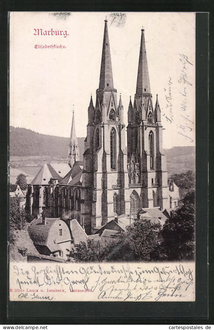 AK Marburg, Elisabethkirche  - Marburg