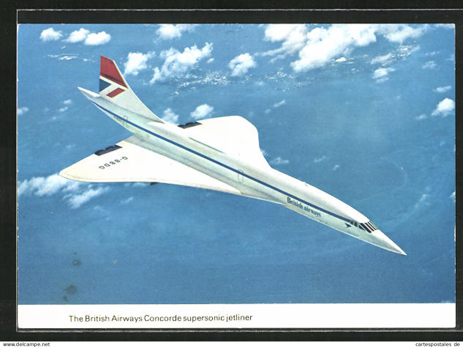 AK The British Airways Concorde Supersonic Jetliner, Flugzeug  - 1946-....: Era Moderna