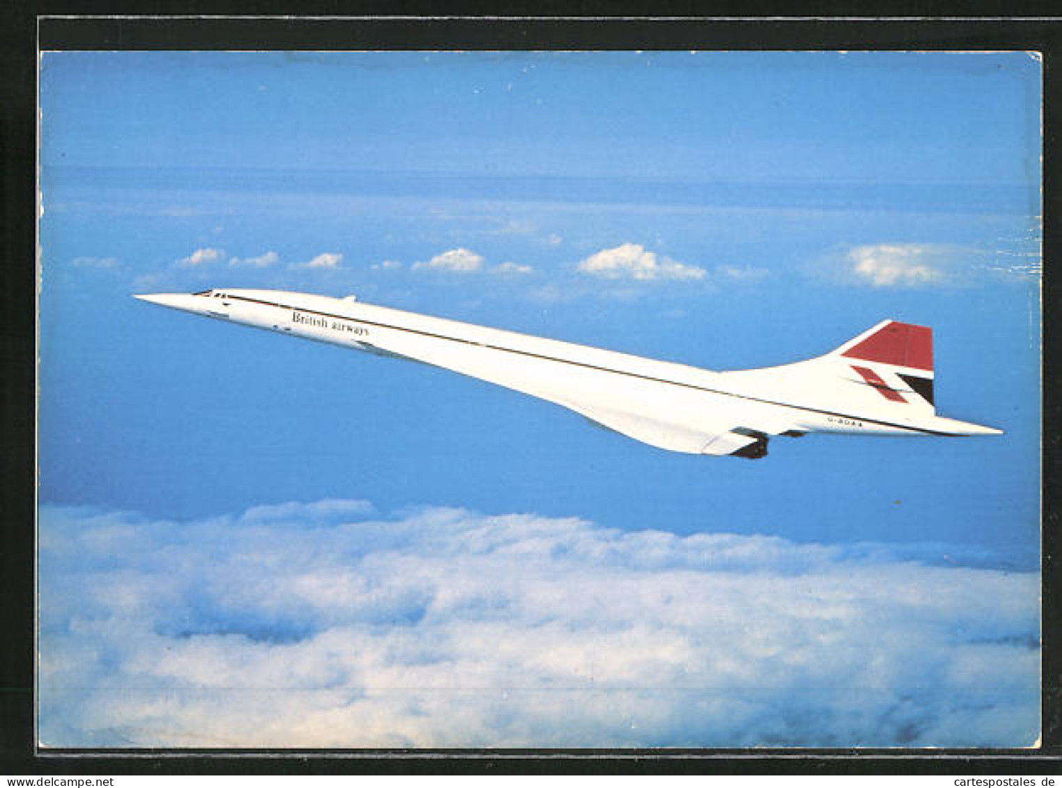 AK Flugzeug Vom Typ Concorde, British Airways  - 1946-....: Ere Moderne