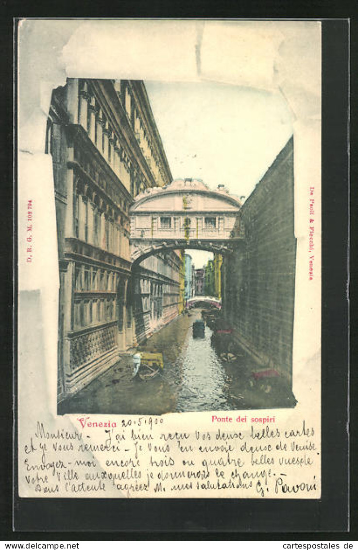 AK Venezia, Ponte Dei Sospiri  - Other & Unclassified