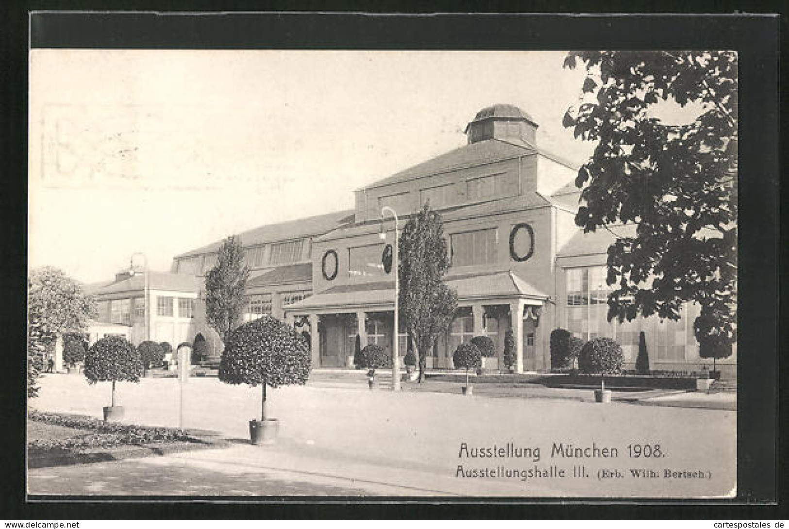 AK München, Ausstellung 1908, Ausstellungshalle III.  - Exhibitions