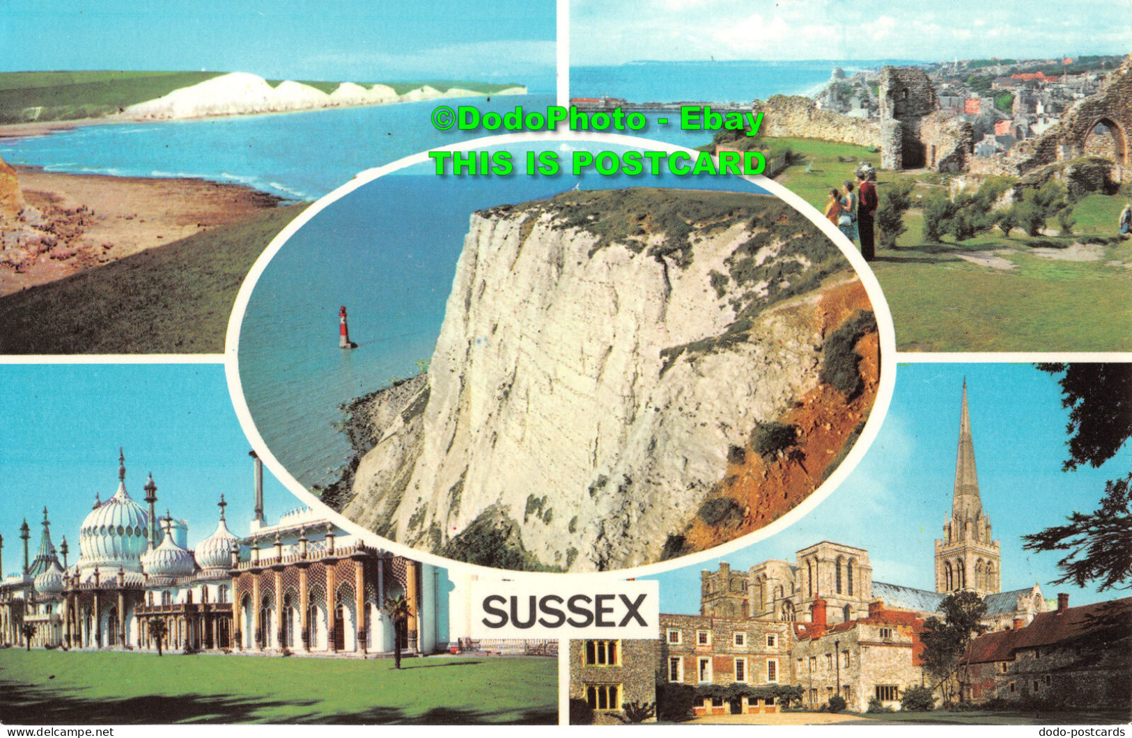 R413638 Sussex. The Seven Sisters. Hastings. Photo Precision Limited. Colourmast - World