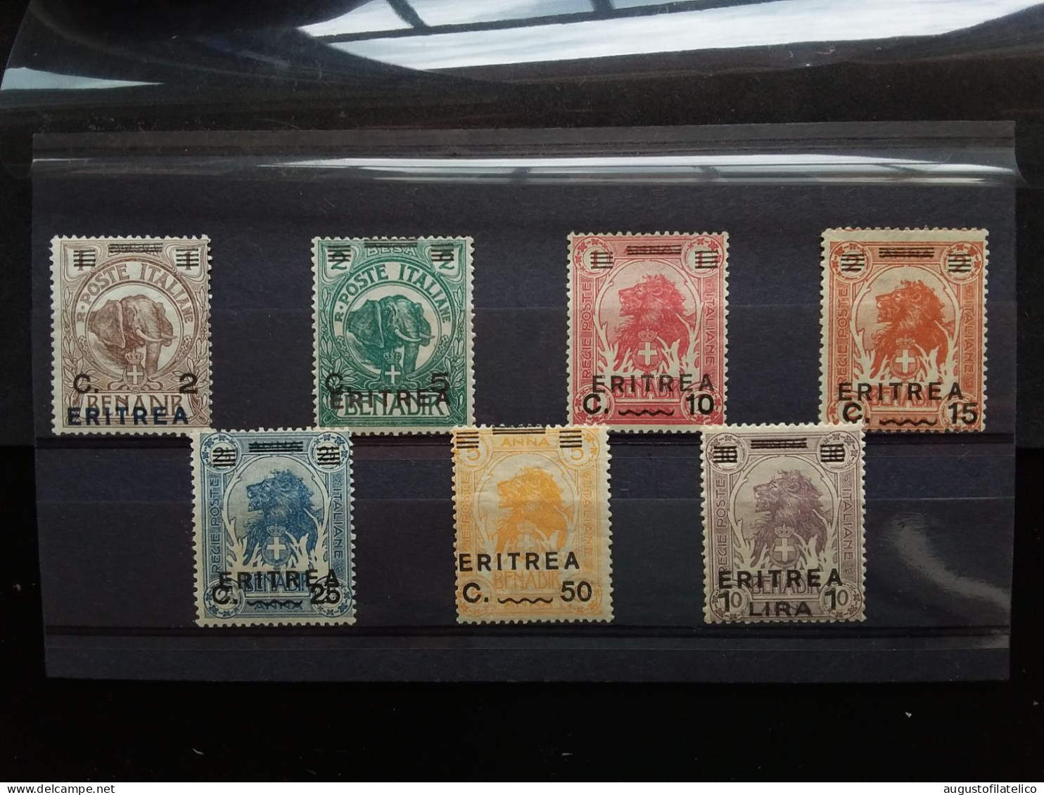 COLONIE ITALIANE - ERITREA - Sovrastampati - Nn. 54/60 Nuovi ** (15 C. Decalco Sovrastampa) + Spese Postali - Eritrea