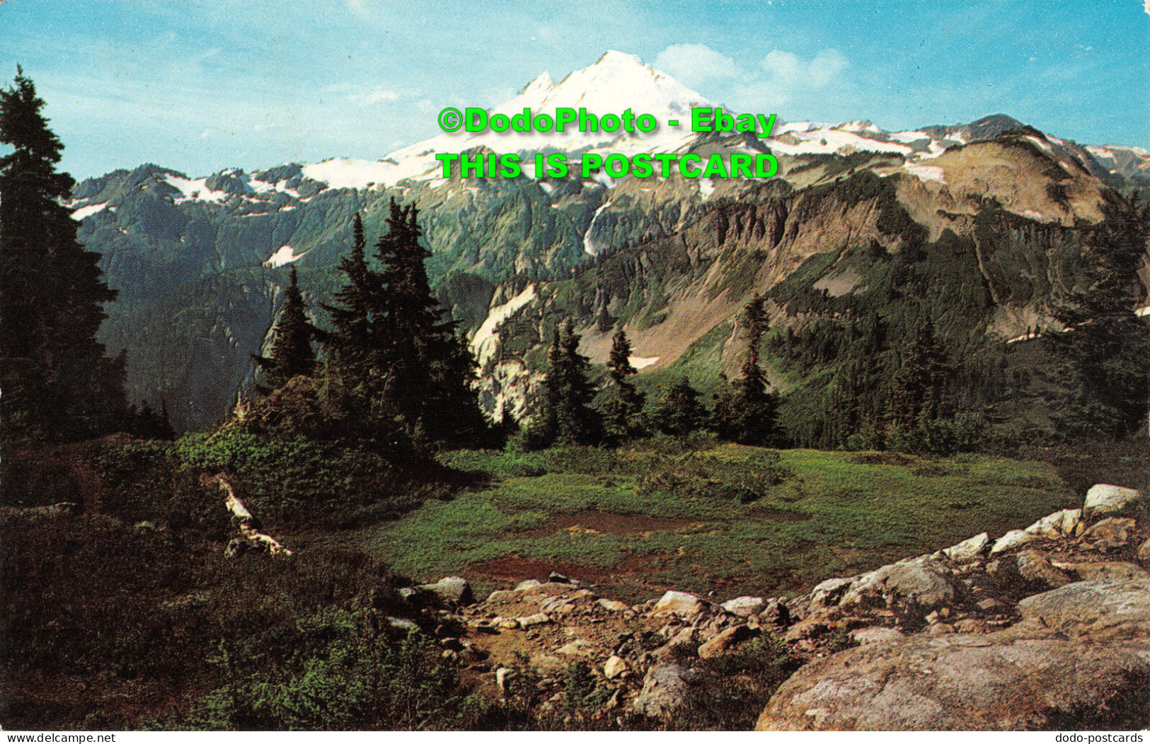 R413654 Washington. Mount Baker. Smith Scenic Views. Plastichrome By Colourpictu - World