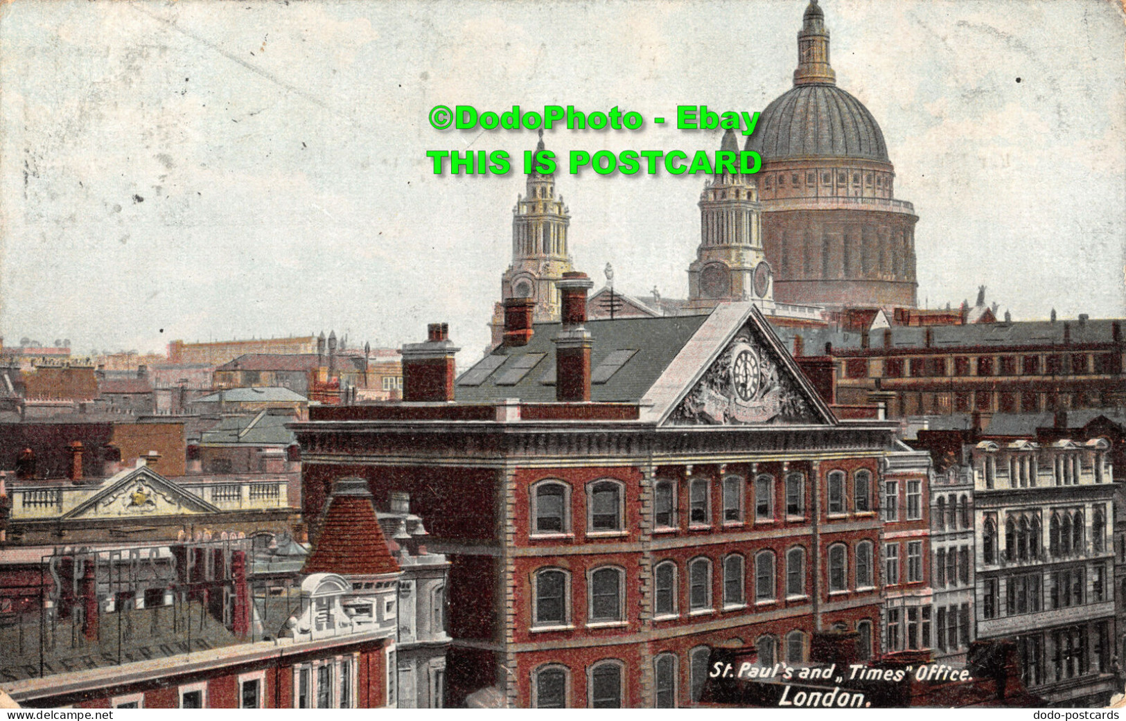 R414007 London. St. Paul And Times Office. Canon Series. 1905 - Autres & Non Classés