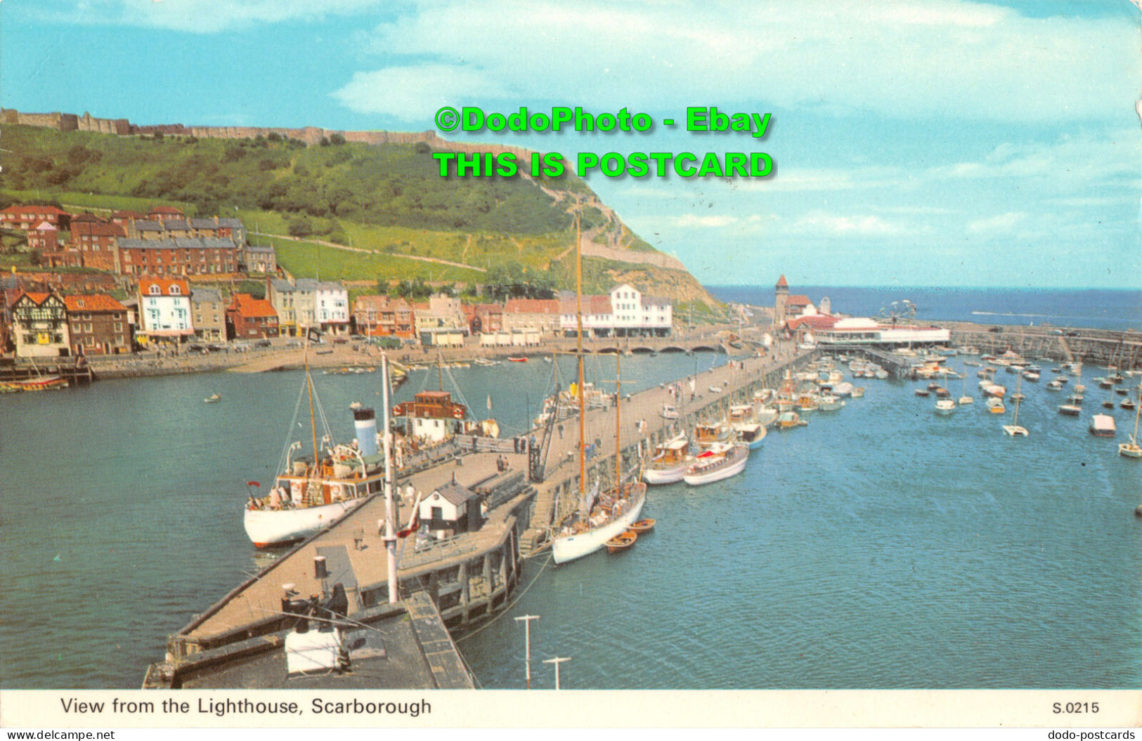 R415156 Scarborough. View From The Lighthouse. E. T. W. Dennis. 1975 - Monde