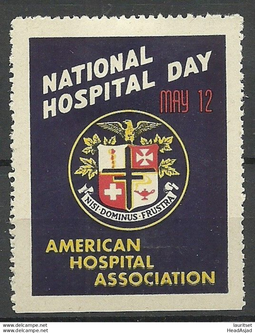 USA National Hospital Day American Hospital Assiciation Vignette Poster Stamp MNH - Other & Unclassified