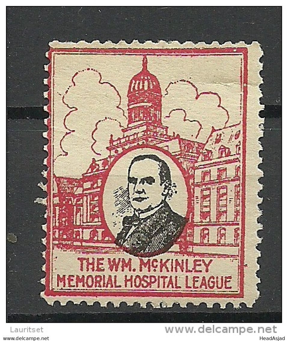 USA 1930ies Vignette McKinley Memorial Hospital League MNH - Vignetten (Erinnophilie)