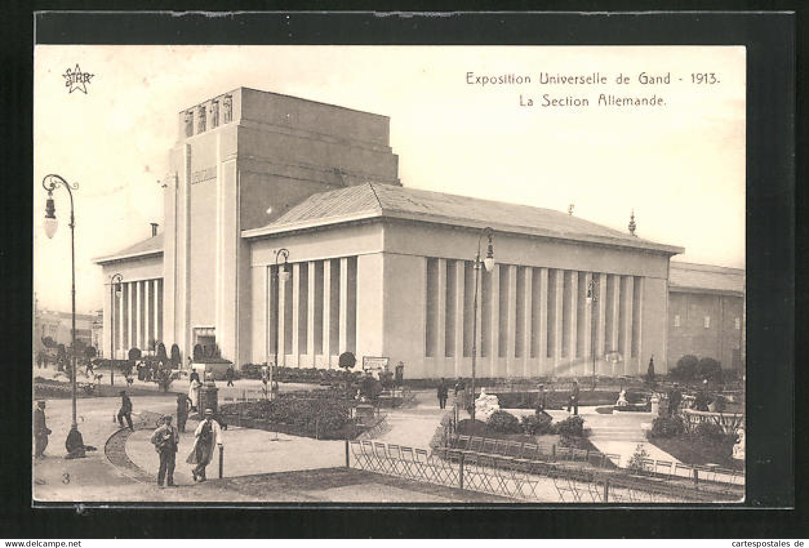 AK Gand, Exposition Universelle 1913, La Section Allemande  - Expositions