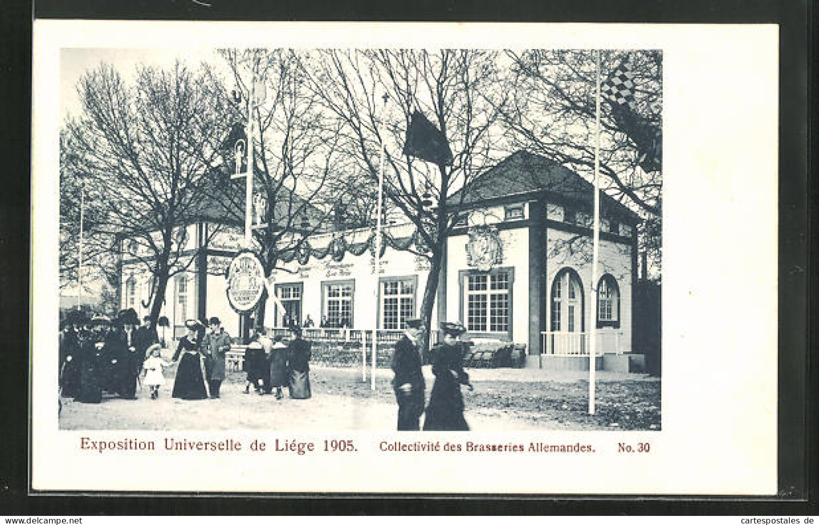 AK Liége, Exposition Universelle 1905, Collectivité Des Brasseries Allemandes  - Expositions