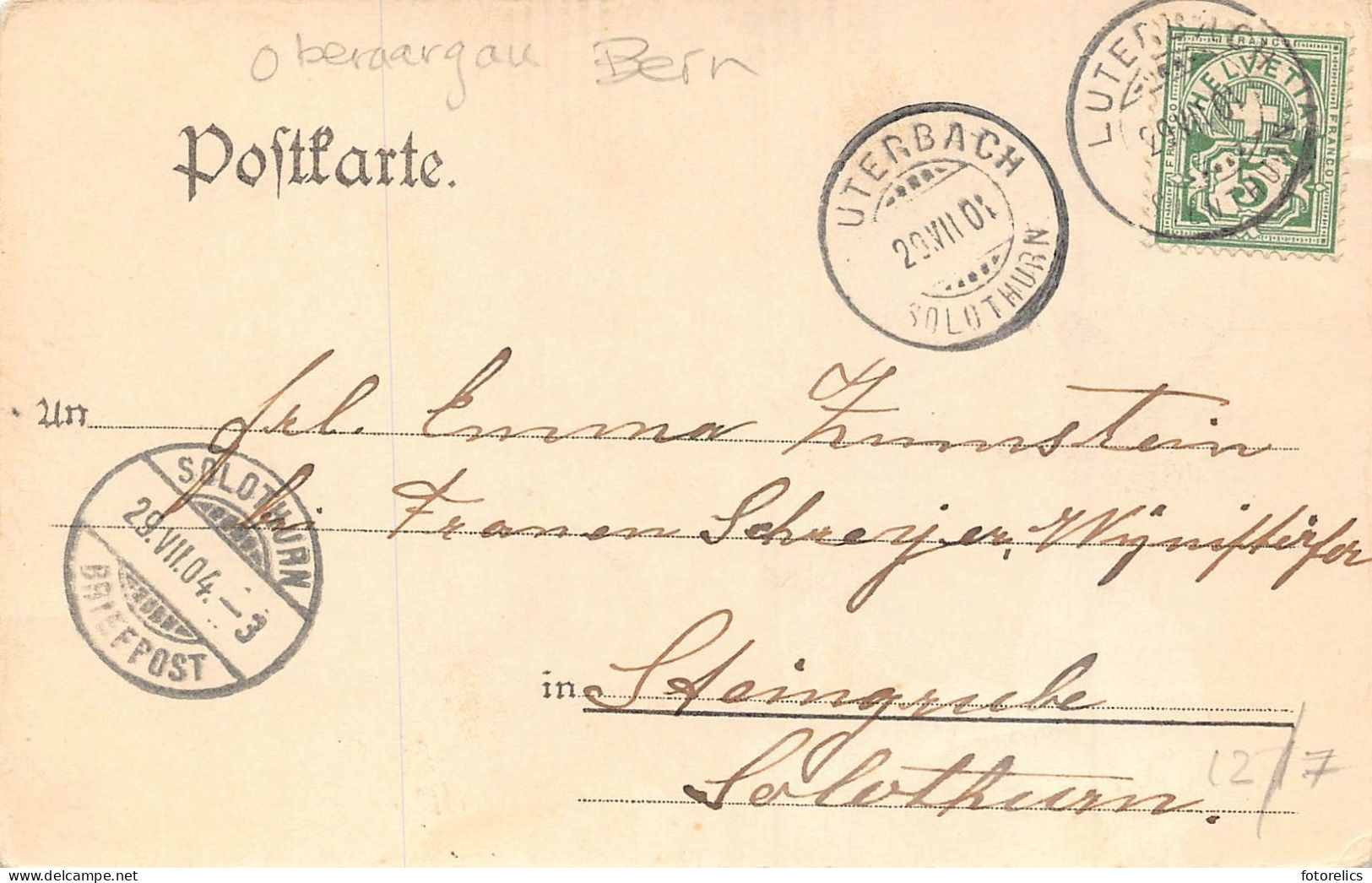 WIEDLISBACH - Oberaargau Bern - 4537 - CPA AK - 1901 - Other & Unclassified