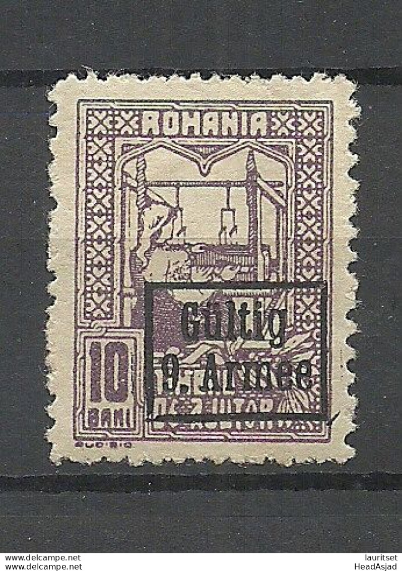 Deutsche Militärverwaltung In Romania Rumänien 1917 * - Occupazione 1914 – 18