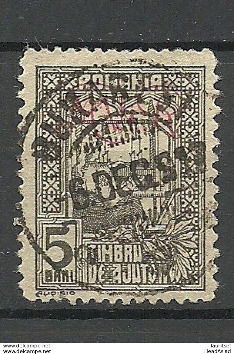 Deutsche Militärverwaltung In Romania Rumänien 1917 Michel 1 O Kriegssteuermarke - Bezetting 1914-18