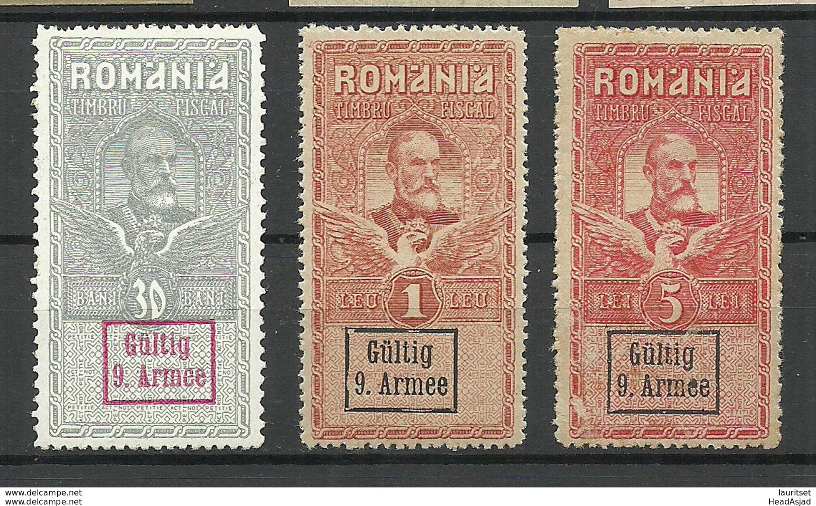 Deutsche Militärverwaltung In Romania Rumänien 1918 * - Occupazione 1914 – 18