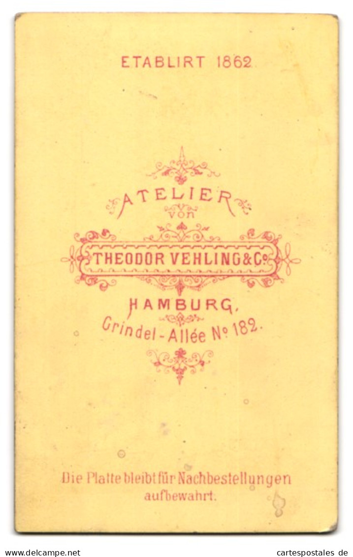 Fotografie Theodor Vehling & Co., Hamburg, Grindel-Allee 182, Drei Geschwister Mit Segelohren  - Anonieme Personen