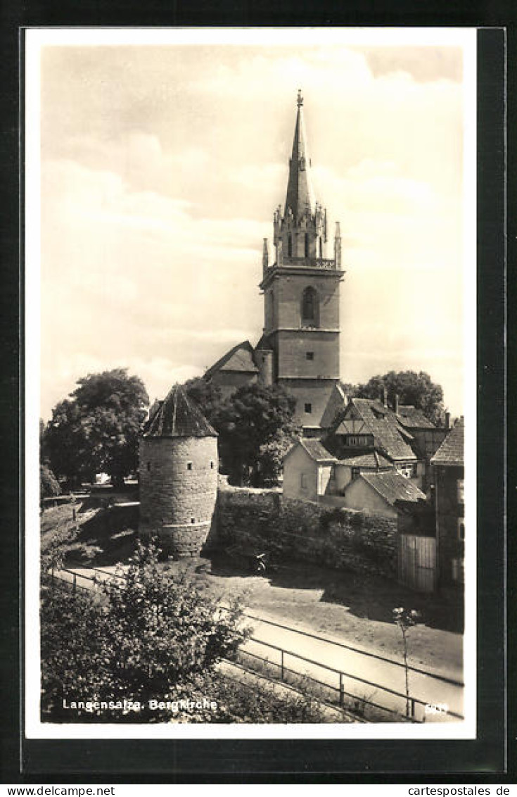 AK Langensalza, Bergkirche  - Bad Langensalza