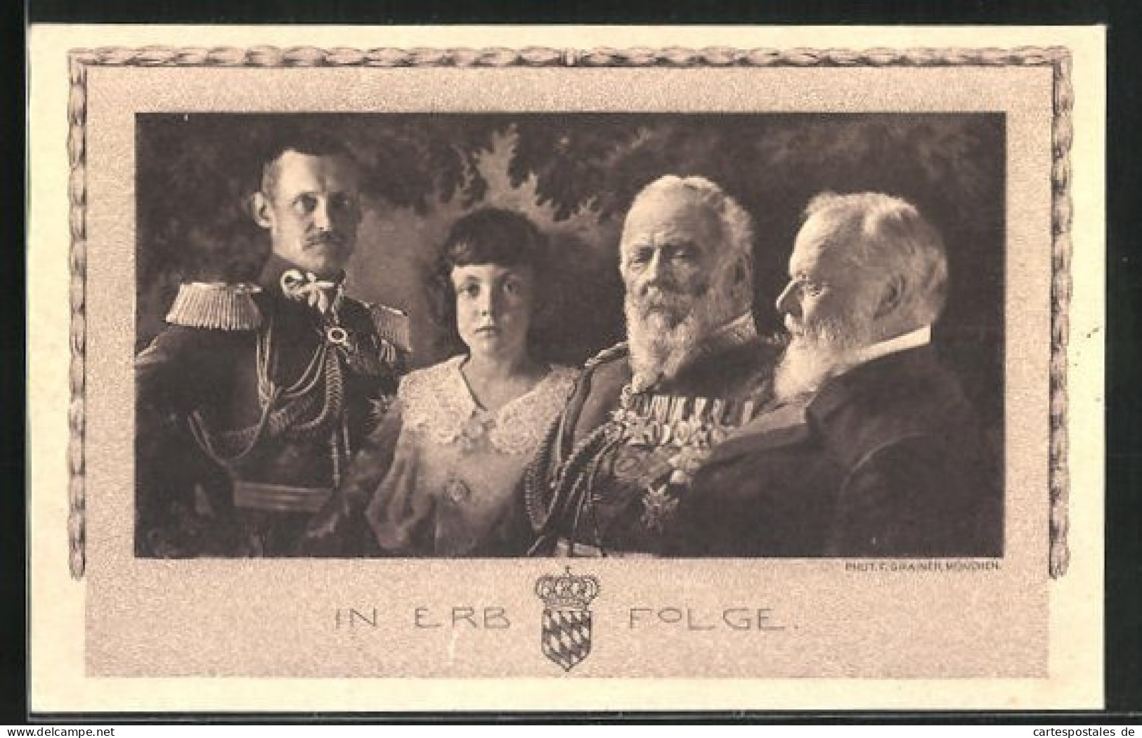 AK König Ludwig III., In Erb-Folge  - Familias Reales