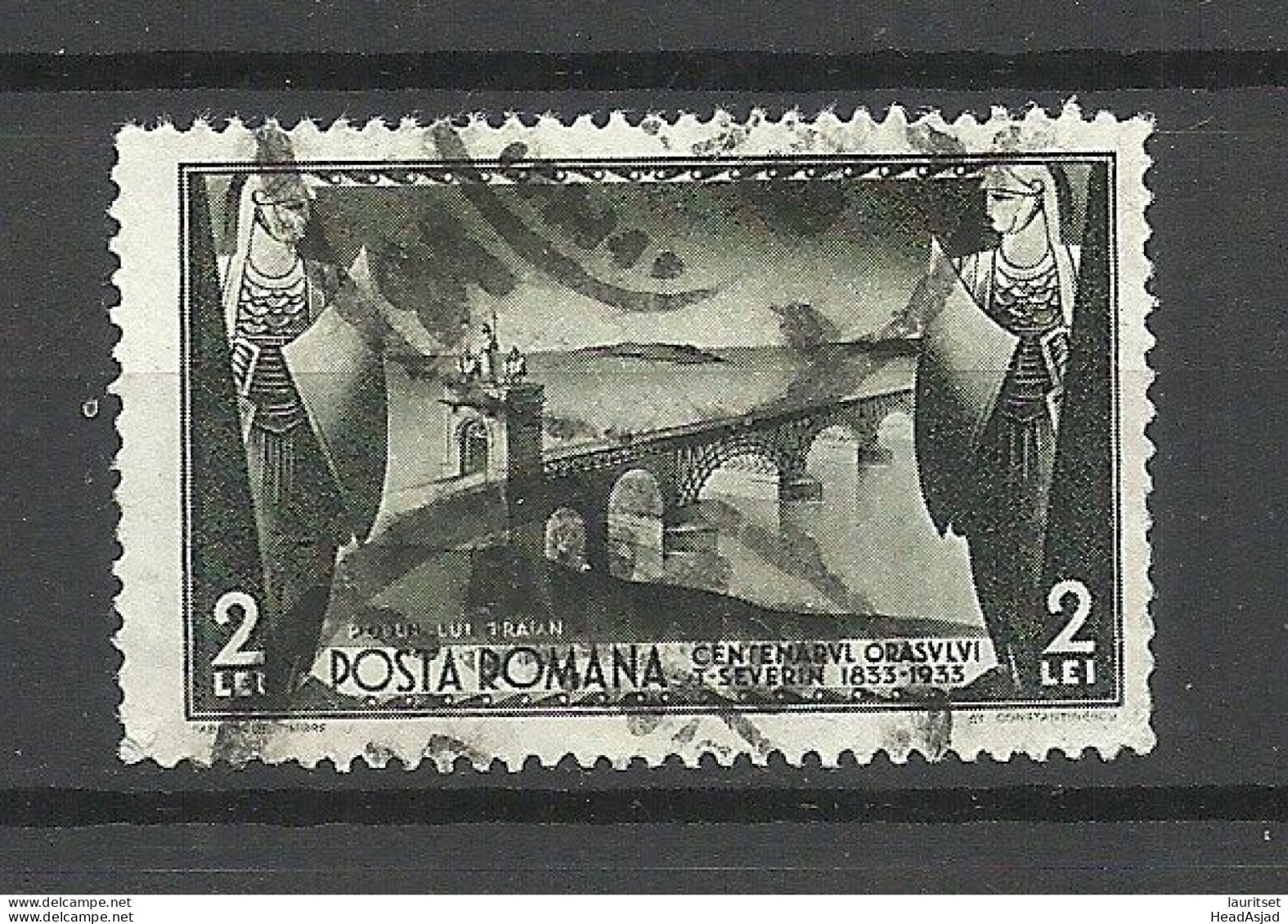 ROMANIA Rumänien 1933 Michel 461 O - Gebruikt