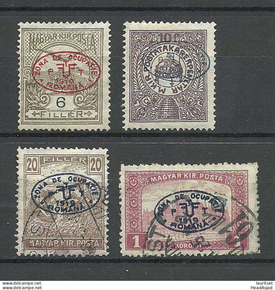 UNGARN HUNGARY Debrecen Debreczin Romania 1919 Michel 3 & 20 Etc. Mint & Used - Szeged